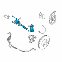 OEM 2007 Nissan Sentra A CALIPER RH 99 Diagram - 44001-EM11A