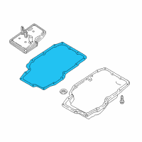 OEM 2017 Cadillac CT6 Pan Gasket Diagram - 24262058