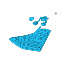 OEM 2022 Hyundai Ioniq Lamp Assembly-Rear Comb Inside, LH Diagram - 92403-G2250