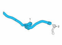 OEM Toyota Mirai Stabilizer Bar Diagram - 48804-62010