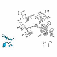 OEM Nissan NV200 Evaporator Assy-Front Diagram - 27280-3LM0B