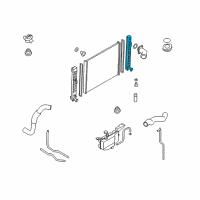 OEM 2009 Infiniti EX35 Tank-Radiator, RH Diagram - 21412-1UR0A