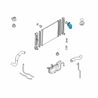 OEM 2013 Infiniti M56 Pipe Assembly-Rad, Inlet Diagram - 21512-1BA0A