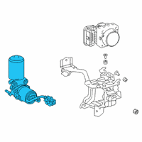 OEM 2019 Lexus UX250h Pump Assembly, Brake Boo Diagram - 47070-12040