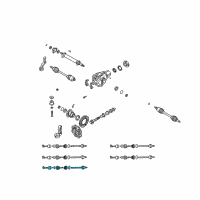 OEM 2005 Kia Sorento Boot Set Diagram - 495933E000