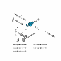 OEM 2008 Kia Sorento Carrier Assembly Diagram - 531503E800