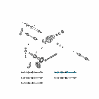 OEM 2006 Kia Sorento Boot Set-Out Joint Diagram - 495943E000