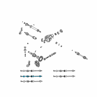 OEM 2004 Kia Sorento Joint Set-Inner, RH Diagram - 495923E110