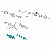 OEM 2013 Chevrolet Cruze Outer Joint Diagram - 13339430