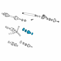 OEM 2014 Chevrolet Cruze Inner Boot Diagram - 13318004