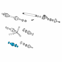 OEM 2016 Chevrolet Cruze Outer Boot Diagram - 13318002