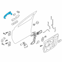 OEM Lincoln MKX Handle, Outside Diagram - CA1Z-7822404-B