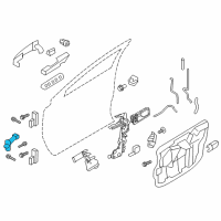 OEM 2007 Ford Edge Door Check Diagram - AT4Z-7823552-A