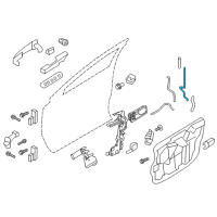 OEM 2010 Ford Edge Remote Rod Diagram - 7T4Z-7821853-A