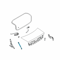 OEM 2003 Kia Optima Lifter-Trunk Lid Diagram - 817713C010