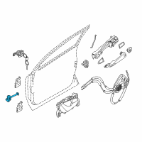 OEM 2019 Nissan Rogue Sport Link-Door Stopper Diagram - 80430-4EA0A