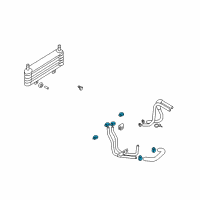 OEM Hyundai Scoupe Clamp-Hose Diagram - 25331-38215