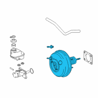 OEM 2016 Toyota Tacoma Booster Assembly Diagram - 44610-04210