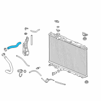 OEM 2012 Honda Civic Hose, Water (Upper) Diagram - 19501-R1A-A01