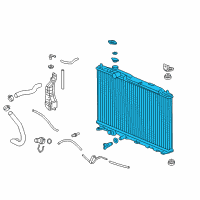 OEM Acura ILX Radiator (Toyo) Diagram - 19010-R9A-A51