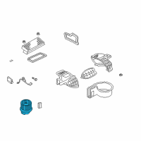 OEM Ford Focus Blower Motor Diagram - YS4Z-19805-AB