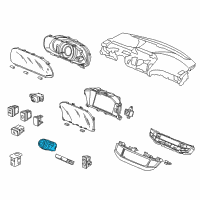 OEM 2016 Honda Accord Switch Assembly, Engine Start & Stop Diagram - 35881-T2A-Y01