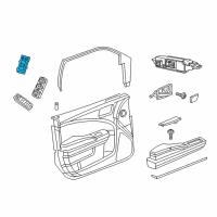 OEM Ram Switch-Front Door Diagram - 68262252AC
