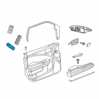 OEM 2015 Dodge Charger Switch-Front Door Diagram - 68262253AC