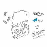 OEM Chrysler Handle-Inside Remote Control Diagram - 5PF65DX9AE