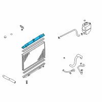 OEM 2003 Nissan Maxima Tank-Radiator, Upper Diagram - 21412-2Y003