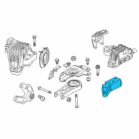 OEM 2015 Jeep Cherokee Bracket-Transmission Mount Diagram - 68313508AB