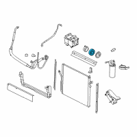 OEM Ford Ranger Pulley Diagram - F2OZ-19D784-A