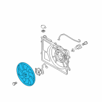 OEM 2011 Kia Forte Fan-Cooling Diagram - 252311M000