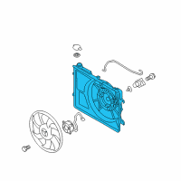 OEM Kia Forte SHROUD-Radiator Diagram - 253501M000