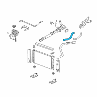 OEM 2011 Chevrolet Malibu Radiator Inlet Hose (Upper) Diagram - 22682502