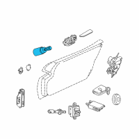 OEM Dodge Viper Switch-Mirror Diagram - 4608505AC