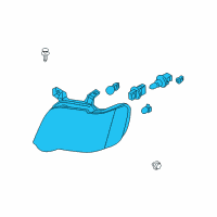 OEM 2006 Ford Explorer Composite Assembly Diagram - 6L2Z-13008-AA