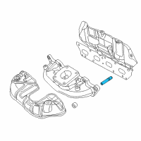 OEM 2015 Jeep Renegade Stud-Double Ended Diagram - 6510985AA