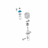 OEM 2016 Ford Transit Connect Upper Mount Diagram - BV6Z-3A197-B