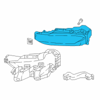 OEM Infiniti QX80 Lamp Fog LH Diagram - 26155-5DA2C