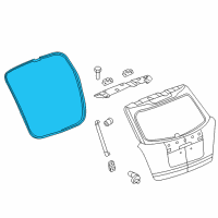 OEM 2015 Chevrolet Captiva Sport Weatherstrip Diagram - 95057602