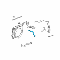 OEM 2011 Chevrolet Colorado Upper Hose Diagram - 15263235