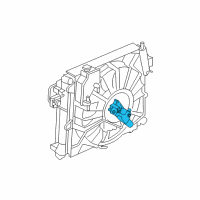 OEM Jeep Grand Cherokee Fan-Radiator Cooling Diagram - 5191827AA