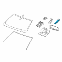 OEM 2014 Chevrolet Silverado 1500 Mirror Cover Diagram - 23422452