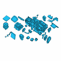 OEM 2013 Nissan Xterra Blower Assembly-Air Conditioner Diagram - 27210-9BP1A