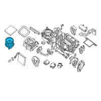 OEM Nissan Pathfinder Motor Assy-Blower Diagram - 27226-EA010