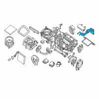 OEM 2014 Nissan Xterra Case Assembly Front Heater Unit Diagram - 27120-ZL80C