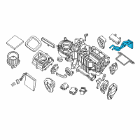 OEM 2005 Nissan Xterra Case Assembly Front Heater Unit Diagram - 27120-ZL80C