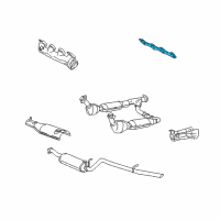 OEM 1998 Ford Mustang Gasket Diagram - F8OZ-9448-AE