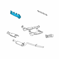 OEM Lincoln Blackwood Manifold Diagram - XL1Z-9431-BA